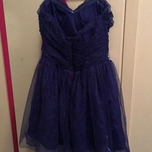 Prom dress size 5 navy blue
